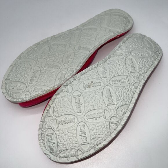 NIB 2 Pairs of Women’s VTG Madye’s Slippers w/Velvet-Satin Accent Green/Pink 7-8 - Picture 3 of 16